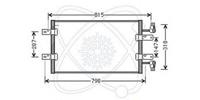 ELECTRO AUTO 30w0039 -  Конденсатор, кондиционер